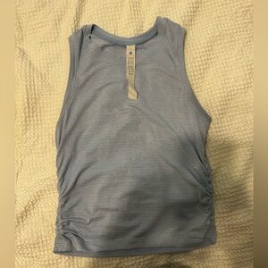 Blue License to Train Tight-Fit Tank Top
